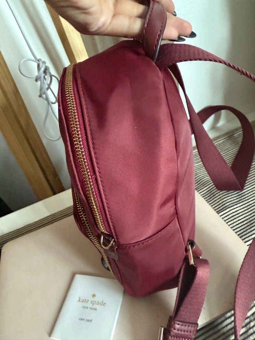 Ks watson lane harley nylon (Category: Luxury Bags & Wallets) located in Quezon City. Submitted by vianca13 (Listing ID 1366577586, Image 2). Description: Kate spade watson lane harley nylon backpack with care card. Minimal sign of use .