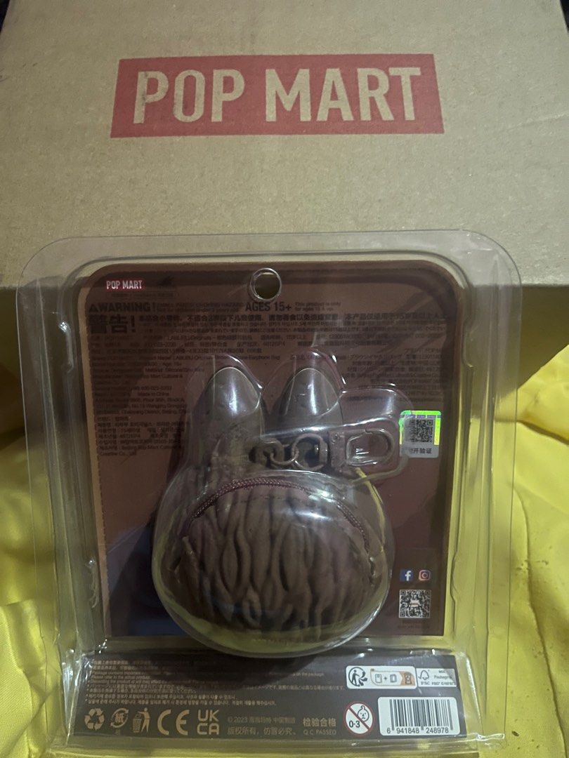 LABUBU Earphone Bag (Category: Character Goods) located in Quezon City. Submitted by authenkicks (Listing ID 1366661026, Image 2). Description: Pop Mart The Monsters Earphone Bag Brand New Never Used 💯 Authentic from Popmart Thailand with original box.
