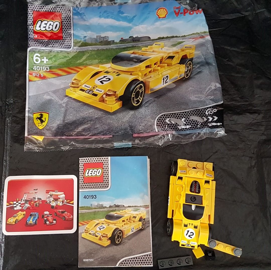 LEGO 40193 Shell V-Power Ferrari 512 & LEGO 40195 Shell V-Power, Shell ...