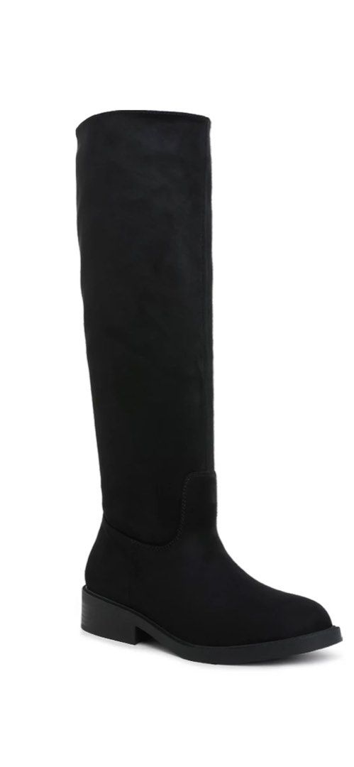 London Rag Round Toe Microfiber Calf Boots (Category: Boots) located in Manila. Submitted by noblerache78091 (Listing ID 1366555360, Image 1). Description: Step up your style game with these sleek calf-high boots with a convenient side zipper! Crafted from premium microfiber, they offer a snug fit and all-day comfort. Whether you’re headed out for a night on the town or giving your wardrobe a makeover, these round-toed boots are your best bet! - 
