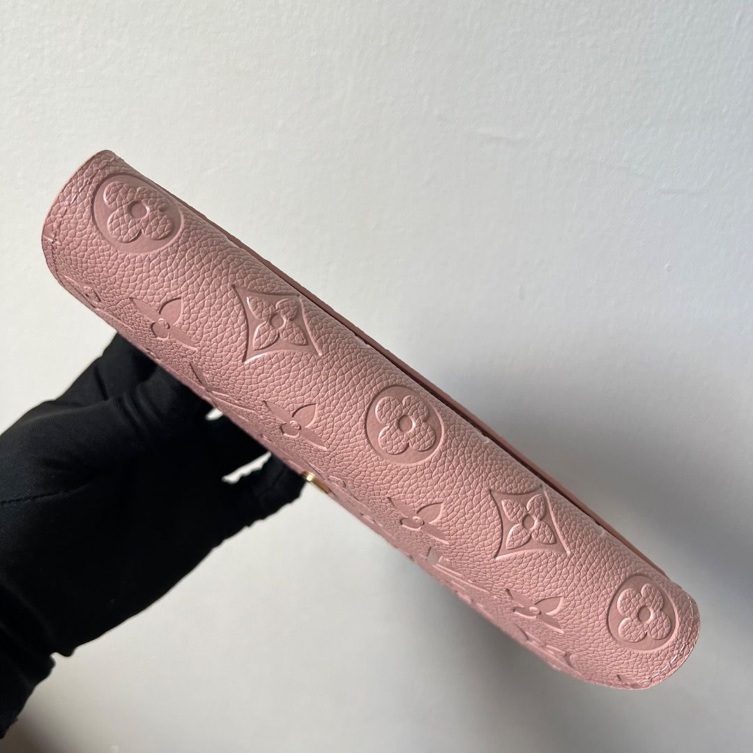 LV Sarah Pink Long Wallet (Category: Luxury Bags & Wallets) located in Antipolo. Submitted by mjlenihcpreloved (Listing ID 1366590448, Image 2). Description: NO INCLUSIONS.
