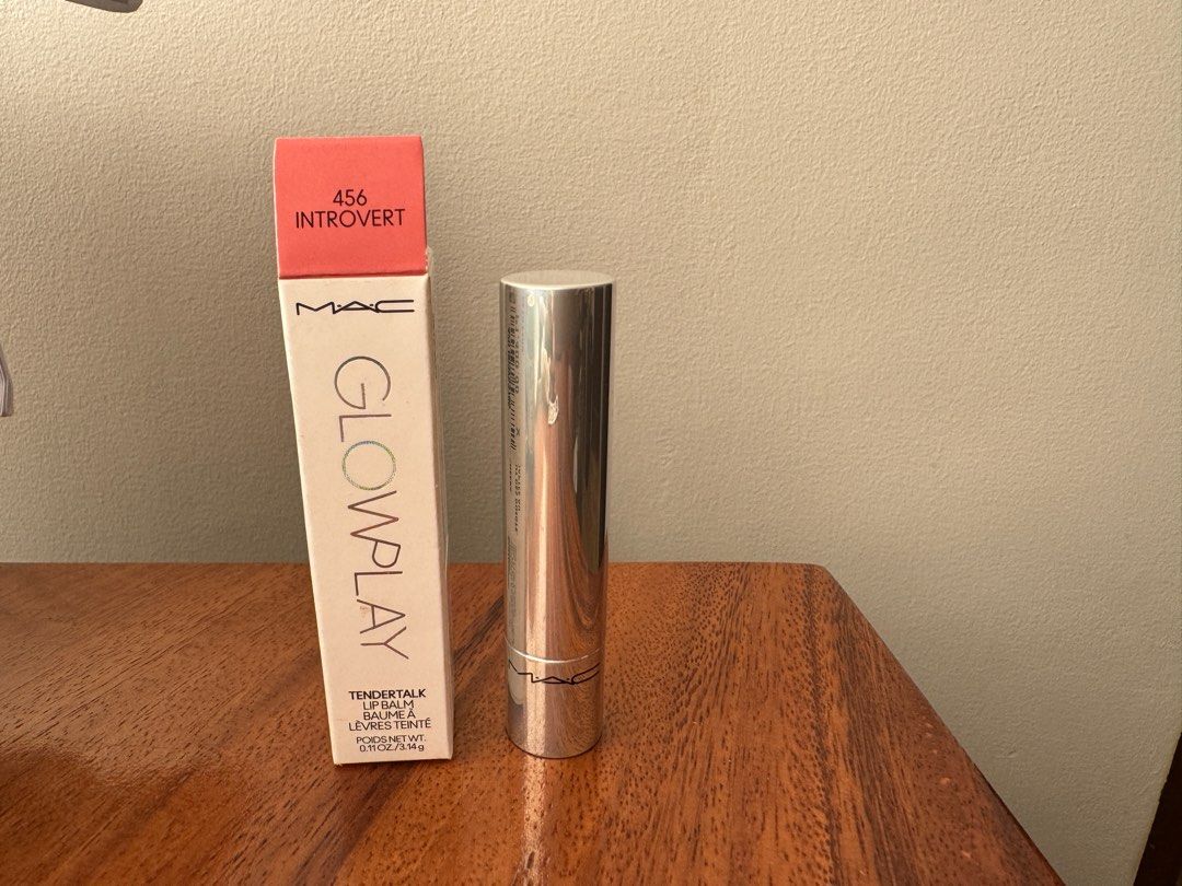 Mac Glowplay Lip Gloss/Balm (Category: Makeup) located in Manila. Submitted by btfmendoza (Listing ID 1366630441, Image 1). Description: Mac cosmetics Glowplay Lip Gloss/Balm Color: Introvert (looks nude) Brand new Opened for photo Bought for 1,400 Selling for 1,250 QC scout area PM me.