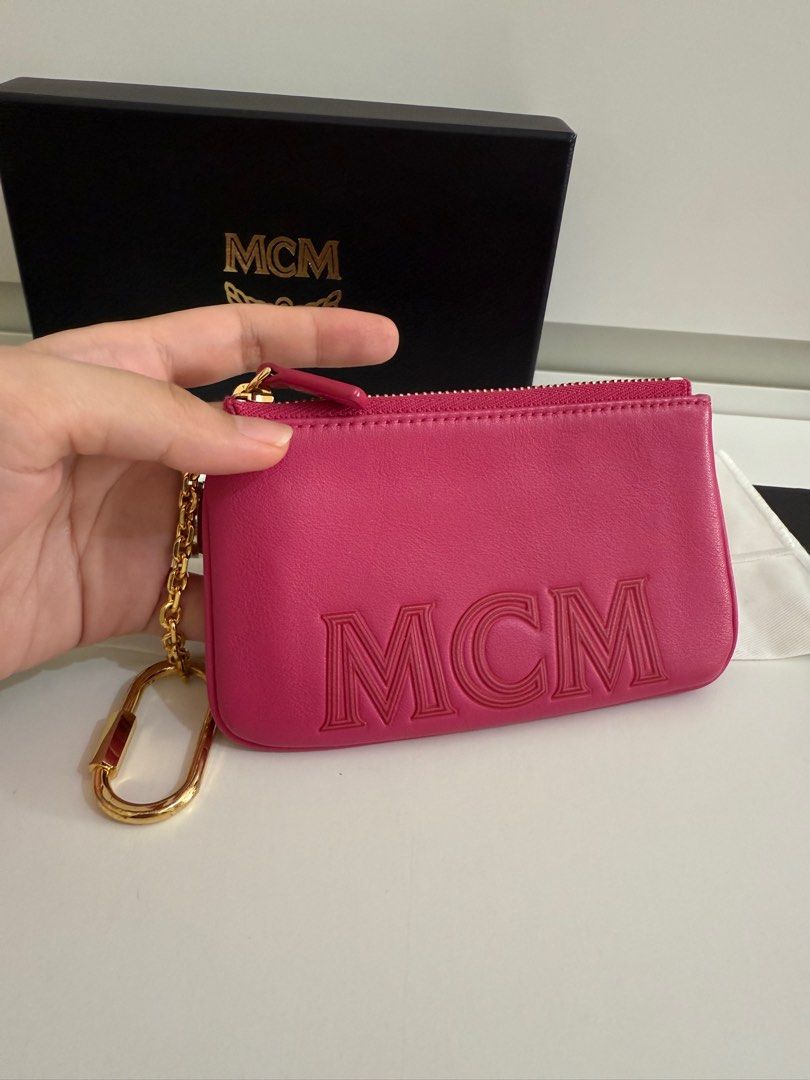 MCM LEATHER KEY POUCH / CARD HOLDER (Category: Luxury Bags & Wallets) located in Las Pinas. Submitted by chrizzellebernardino (Listing ID 1366553209, Image 2). Description: 100% guaranteed authentic JAPAN sourced With box, dustbag and cards.