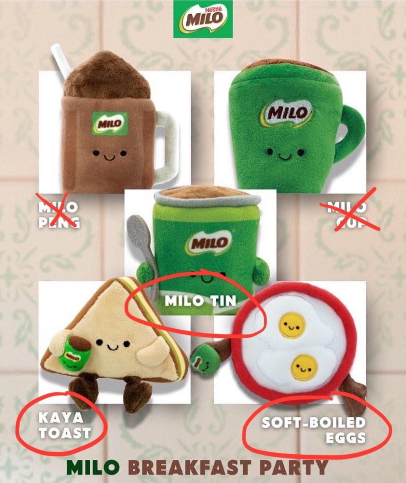 Milo Plushies with Eco recyclable bag, Food & Drinks, Beverages on ...