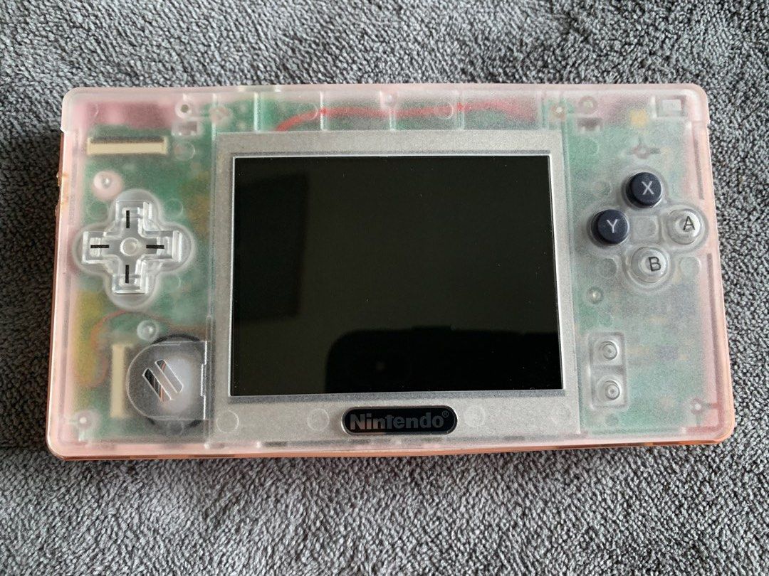 Nintendo NDS lite Gameboy GBA macro console modded with DS retro front plate63107700759937112