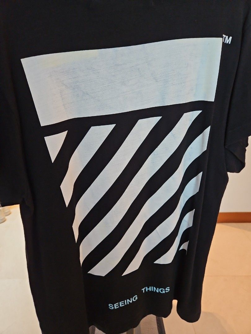 Off-white (Category: Tshirts & Polo Shirts) located in Singapore. Submitted by kiyosagi (Listing ID 1366566427, Image 3). Description: Selling as I am graduating to go to work. What you see is what you get. Non-negotiable and only self collect or meet at MBS / Downtown MRT for collection..
