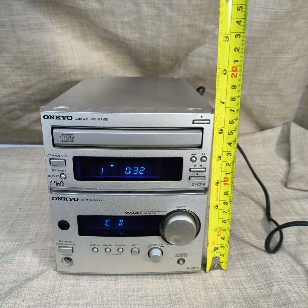 ONKYO R-801A C-701A ミニコンポ