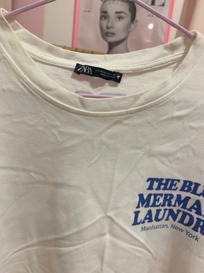 Original ZARA Printed shirt (front and back) M (Category: Shirts) located in Bocaue. Submitted by gaille29 (Listing ID 1366543117, Image 3). Description: Bought for 1195 Needs wash Worn twice Very nice print .