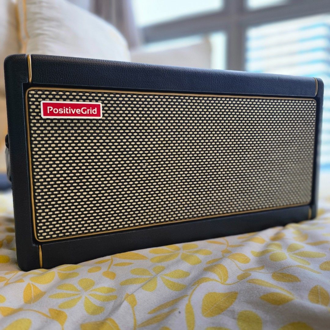Positive Grid Spark 40 (with battery pack) (Category: Soundbars, Speakers & Amplifiers) located in Singapore. Submitted by almightymike.1 (Listing ID 1366643155, Image 1). Description: Positive Grid Spark 40 This amp is in perfect working condition. Used mostly with headphones. I'm including the Talentcell NB7102 battery pack so you can play anywhere without needing an outlet..