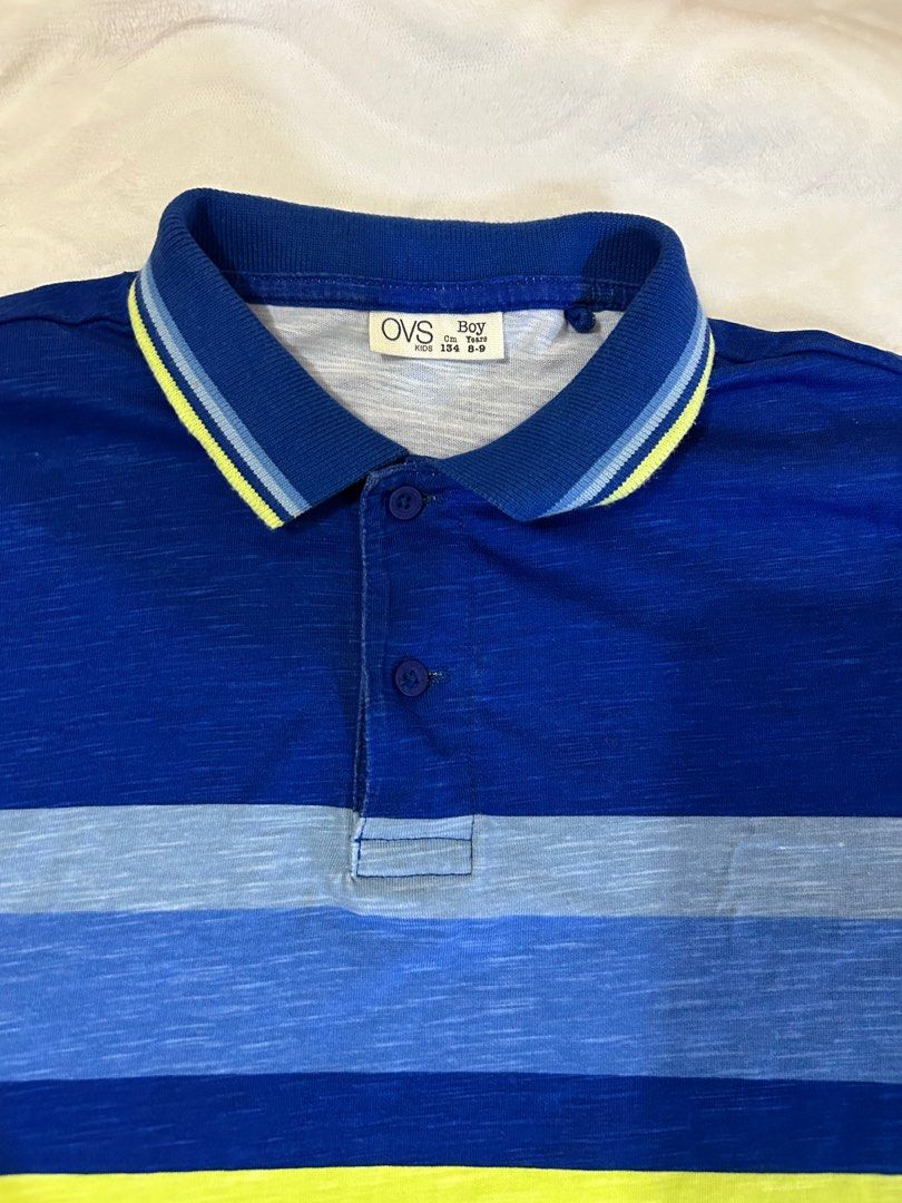 PVS KIDS POLO SHIrt (Category: Babies & Kids Fashion) located in Vigan. Submitted by aaamoreapparel (Listing ID 1366688038, Image 1). Description: Size : 8-9 yrs old 134 cm No stain.