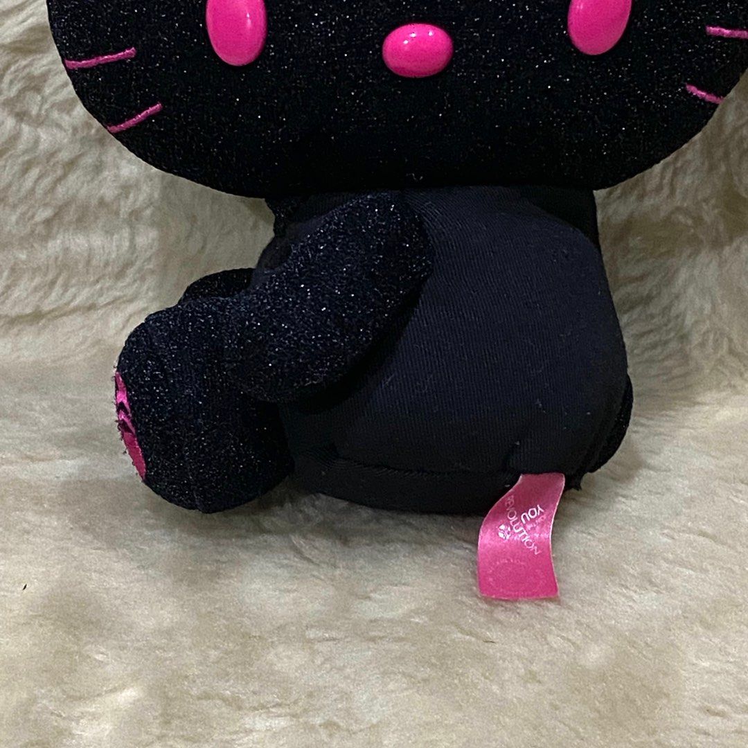 SANRIO HELLO KITTY BLACK PLUSH (Category: Plushies & Soft Toys) located in Quezon City. Submitted by kitsune.treasures (Listing ID 1366632449, Image 3). Description: CONDITION: WHAT YOU SEE IS WHAT YOU GET. Dimensions: Kindly check the photos for the actual measurements. Please check all the photos for the condition of every item/s. SOME OF THE ITEMS HAVE SCRATCHES, PEN MARKS, DISCOLORATION OR PAINT CHIPS Please manage your expectations when buyi