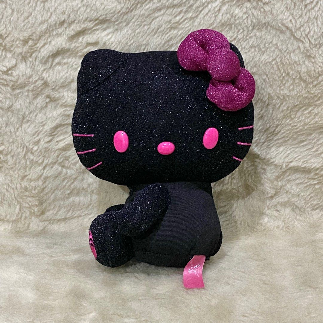 SANRIO HELLO KITTY BLACK PLUSH (Category: Plushies & Soft Toys) located in Quezon City. Submitted by kitsune.treasures (Listing ID 1366632449, Image 1). Description: CONDITION: WHAT YOU SEE IS WHAT YOU GET. Dimensions: Kindly check the photos for the actual measurements. Please check all the photos for the condition of every item/s. SOME OF THE ITEMS HAVE SCRATCHES, PEN MARKS, DISCOLORATION OR PAINT CHIPS Please manage your expectations when buyi