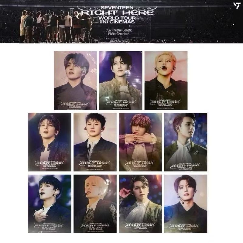 SEVENTEEN right here 映画 1週目入場者特典　11種コンプ SEVENTEEN right here 映画 1週目入場者特典11種コンプ