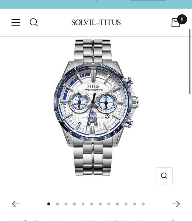 Solvil et Titus x Star Wars Limited Edition Saber R2-D2 Chronograph ...