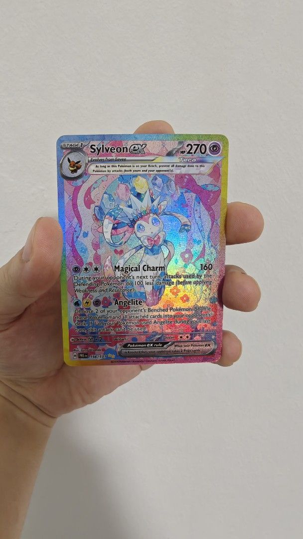 SYLVEON EX (SAR) , (156/131), #pokemon #pokemontcg #pokemoncards