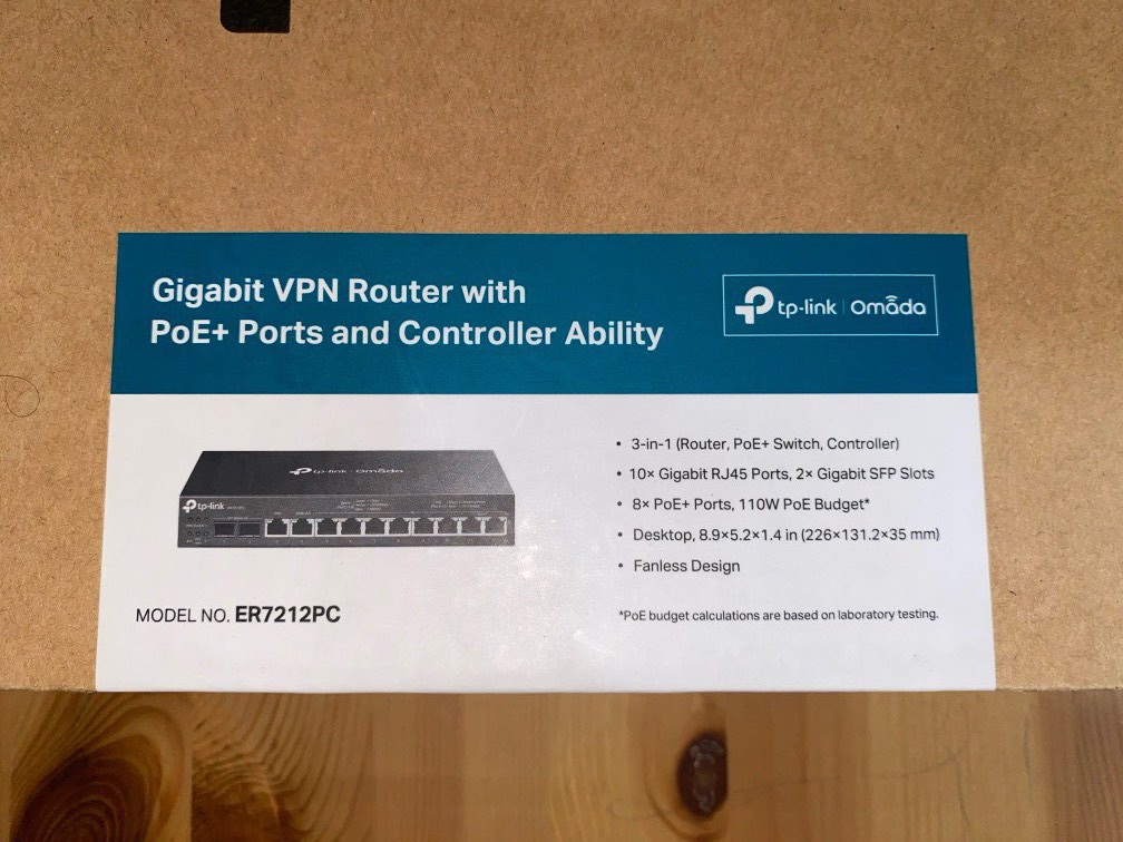 7212p Router TP-LINK ER7212PC OMADA GIGABIT VPN ROUTER WITH POE+ PORTS AND ...