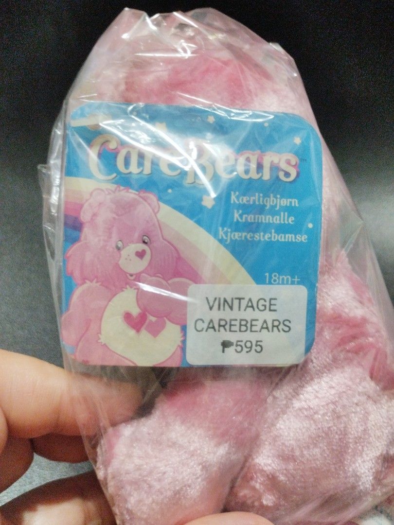Vintage Care Bears (Category: Vintage Collectibles) located in Manila. Submitted by krystalchewey_ (Listing ID 1366618245, Image 2). Description: Bnew Vintage Actual Photo posted 595.