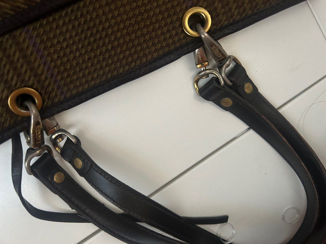 Vintage RL shoulder bag (Category: Luxury Bags & Wallets) located in Manila. Submitted by maybemaggie (Listing ID 1366588833, Image 2). Description: Vintage RL shoulder bag With flaws and signs of usage pm for more photos!.