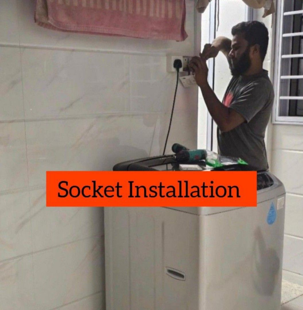 40%offer fan install/light install/socket install/power point install/water heater installation/wiring/re-wiring service all over sg62863093342722113