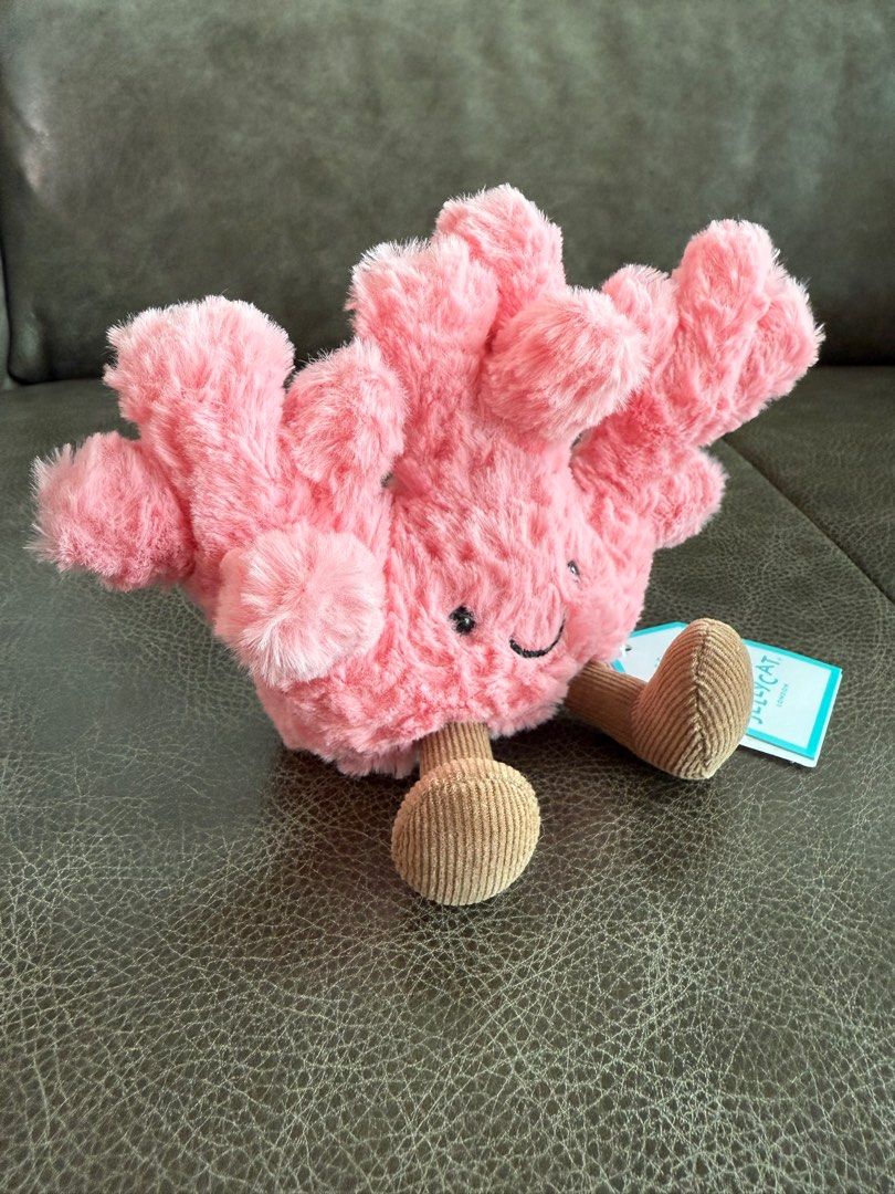 現貨] JELLYCAT Amuseables Coral | 珊瑚, 興趣及遊戲, 玩具& 遊戲類