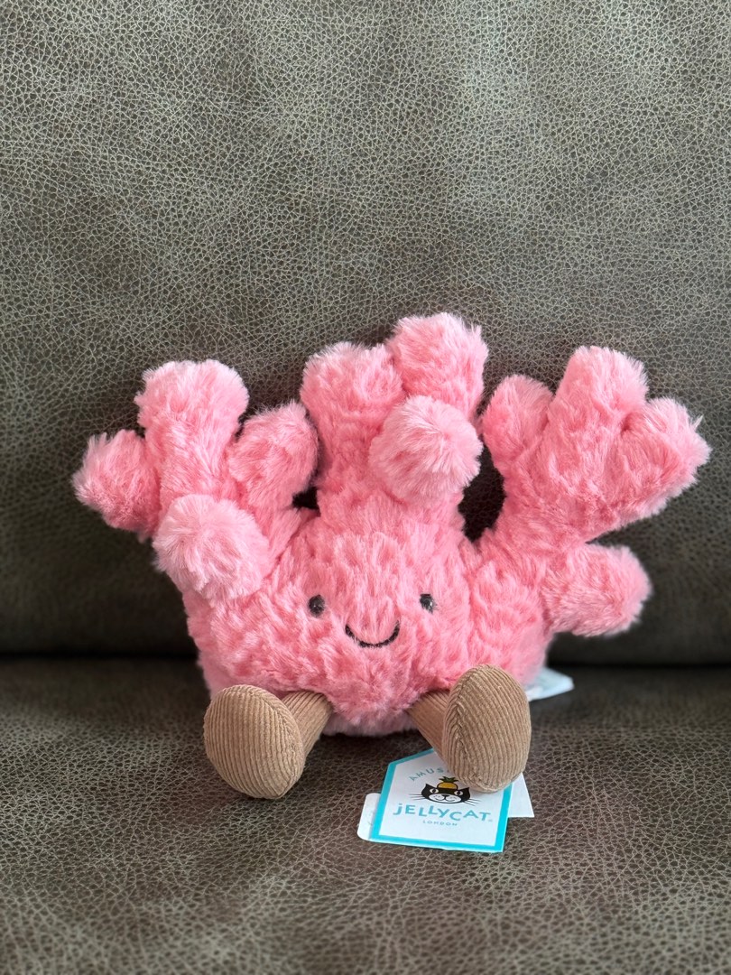 現貨] JELLYCAT Amuseables Coral | 珊瑚, 興趣及遊戲, 玩具