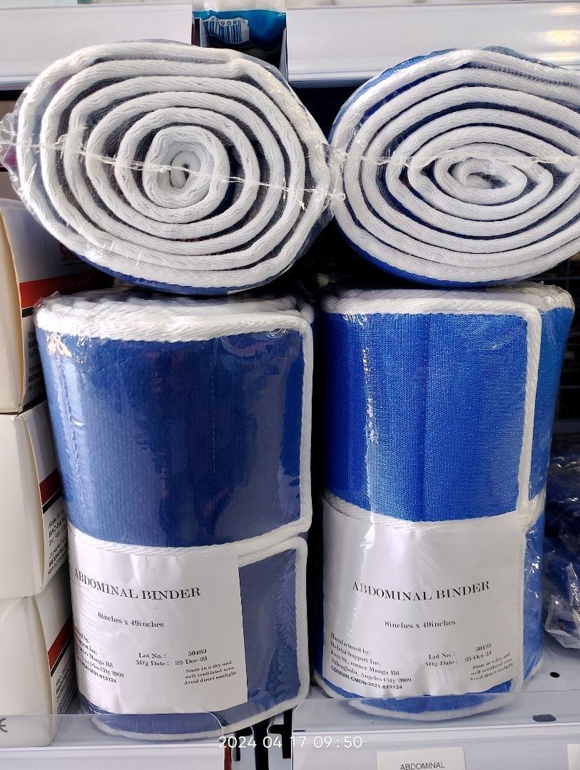 ABDOMINAL BINDER 8X46 INCHES (Category: Medical Supplies & Tools) located in Quezon City. Submitted by marketings84097 (Listing ID 1368300661, Image 3). Description: .