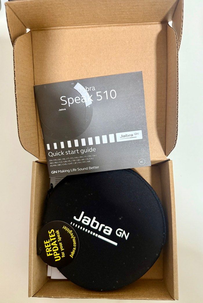 Brand new Jabra Speak 510 with Bluetooth dongle (Category: Soundbars, Speakers & Amplifiers) located in Singapore. Submitted by coolcat8 (Listing ID 1368278603, Image 3). Description: Brand new Jabra Speak 510 with Bluetooth dongle.