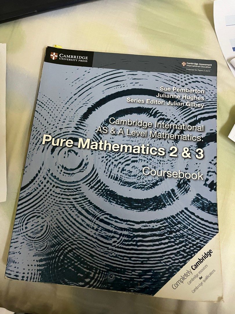 Cambridge International As & A Level Pure Math and Probability Stats ...