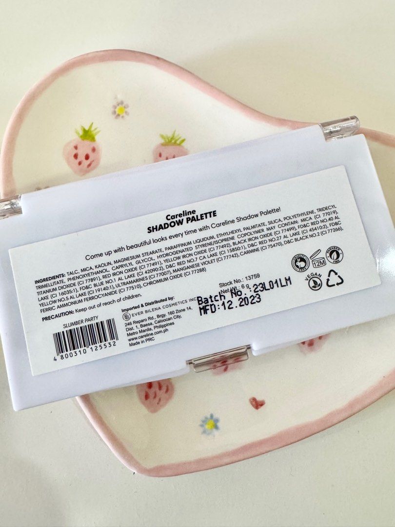 Careline Eyeshadow Palette (Category: Makeup) located in Tarlac. Submitted by sweetlyluxe (Listing ID 1368323475, Image 2). Description: swatched only 🌸helping tags skincare, face care, makeup, beauty, oily skin, japan beauty, korean beauty, body care, warm tone.