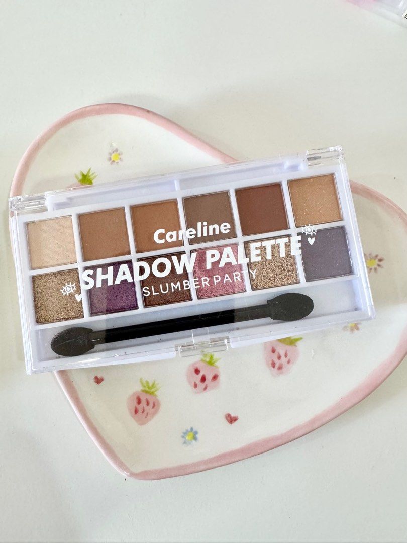 Careline Eyeshadow Palette (Category: Makeup) located in Tarlac. Submitted by sweetlyluxe (Listing ID 1368323475, Image 1). Description: swatched only 🌸helping tags skincare, face care, makeup, beauty, oily skin, japan beauty, korean beauty, body care, warm tone.