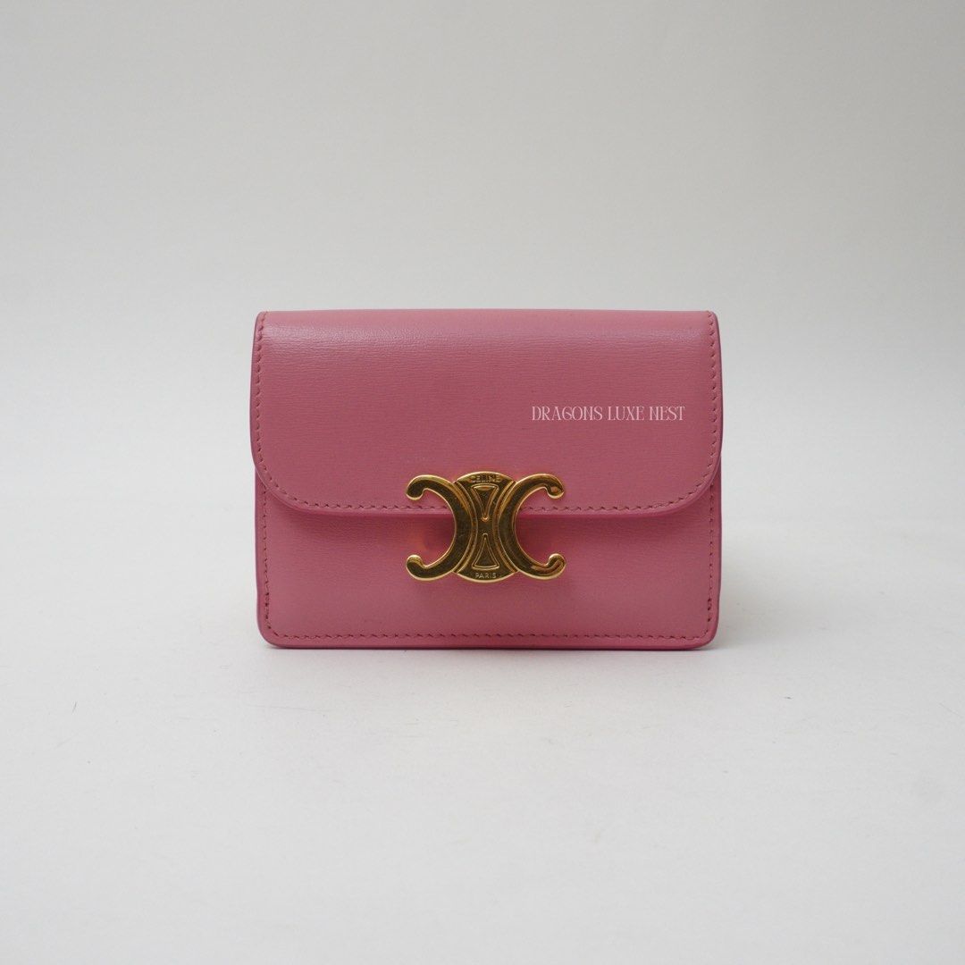 Celine Triomphe Compact Wallet (Category: Luxury Bags & Wallets) located in Taguig. Submitted by dluxenest (Listing ID 1368365681, Image 1). Description: Last price posted Inclusions : box, dust bag You may follow us on IG : dluxenest FB : Dragons Luxe Nest.