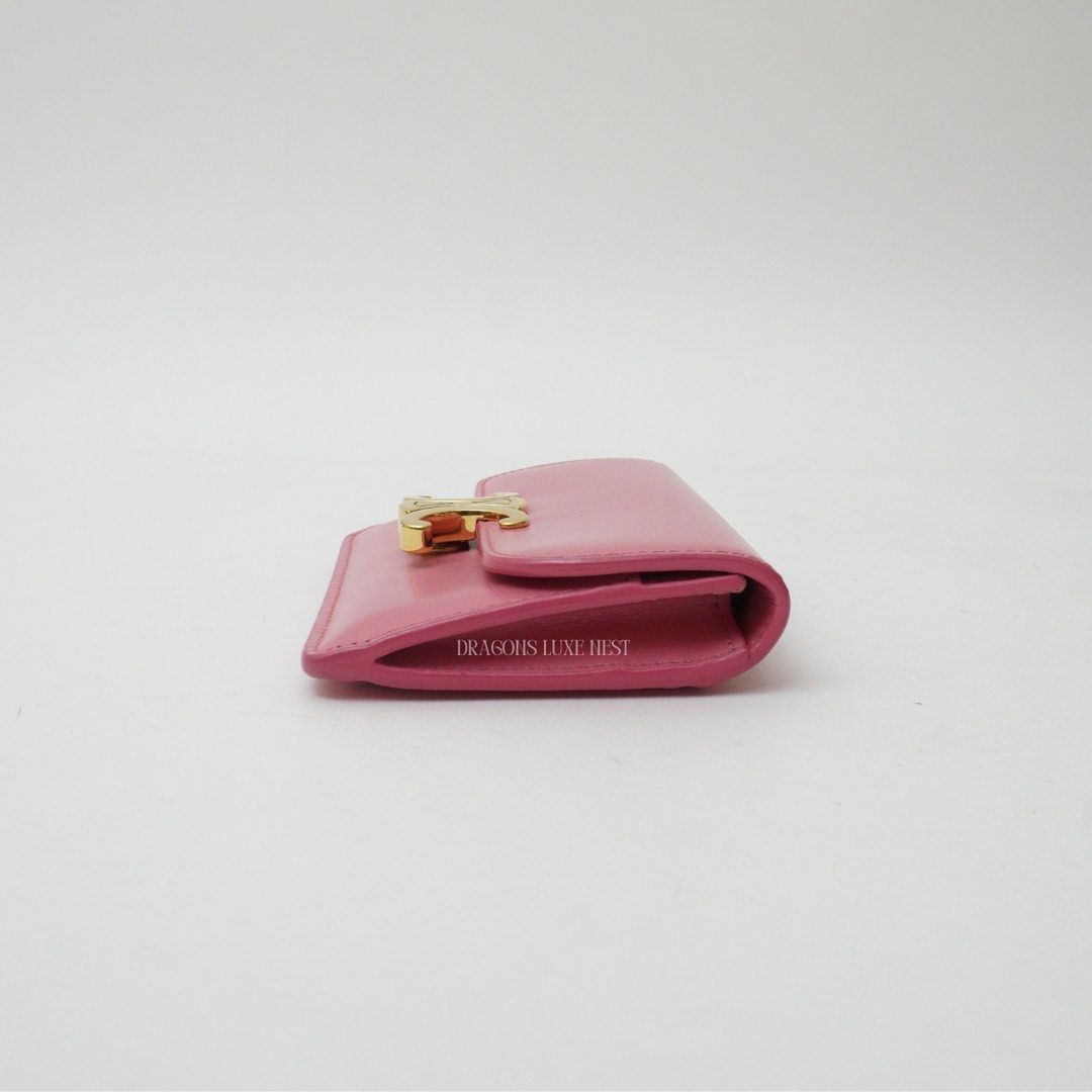 Celine Triomphe Compact Wallet (Category: Luxury Bags & Wallets) located in Taguig. Submitted by dluxenest (Listing ID 1368365681, Image 3). Description: Last price posted Inclusions : box, dust bag You may follow us on IG : dluxenest FB : Dragons Luxe Nest.