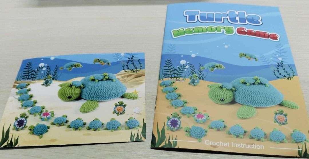 Crochet Kit For Beginners Turtle Memory Game (Category: Handmade Craft) located in Taguig. Submitted by Bloomscorner1 (Listing ID 1368264525, Image 3). Description: - a DIY Handicrafts crochet kit for beginners - Also includes craft box (7 x 7 inches).
