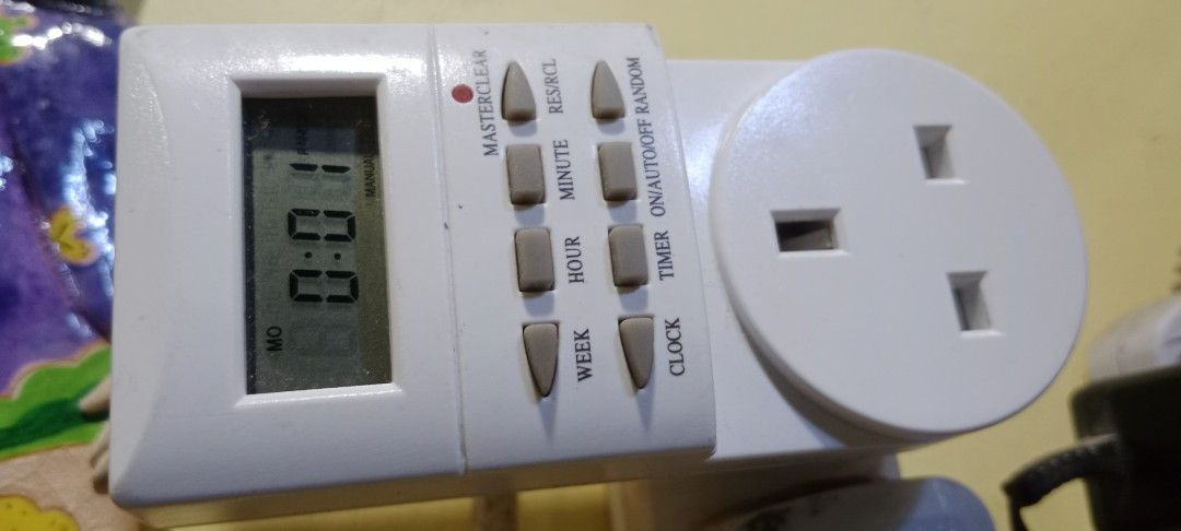 Digital 7 Day Electronic Timer for sale (Category: Electrical, Adaptors & Sockets) located in Bulacan. Submitted by Shoppe.Ups (Listing ID 1368376058, Image 3). Description: what you see is what you get meetups: guiguinto plaridel bulacan - J&T *(Payment First) - LBC COP/COD *(payment first for shipping fee only) -toktok / lalamove *mop: via gcash pm for interested.