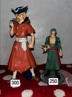 Dr. Stone Ryusui & One Piece Zoro Figures