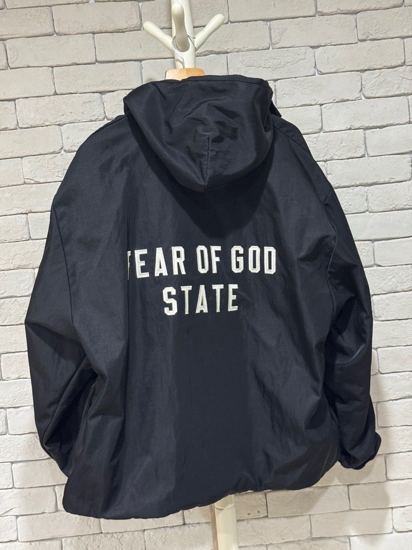 ESSENTIALS STATE NYLON TRUCKER JACKET Fear of god ESSENTIALS FW24