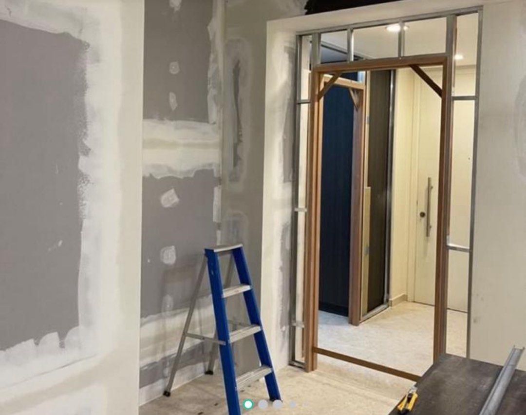 HDB false ceiling partition/Verified SG company Direct false ceiling partition/False ceiling partition/Home partition/Drywall false ceiling partition/Wall plastering/L-box installation62853068113538112