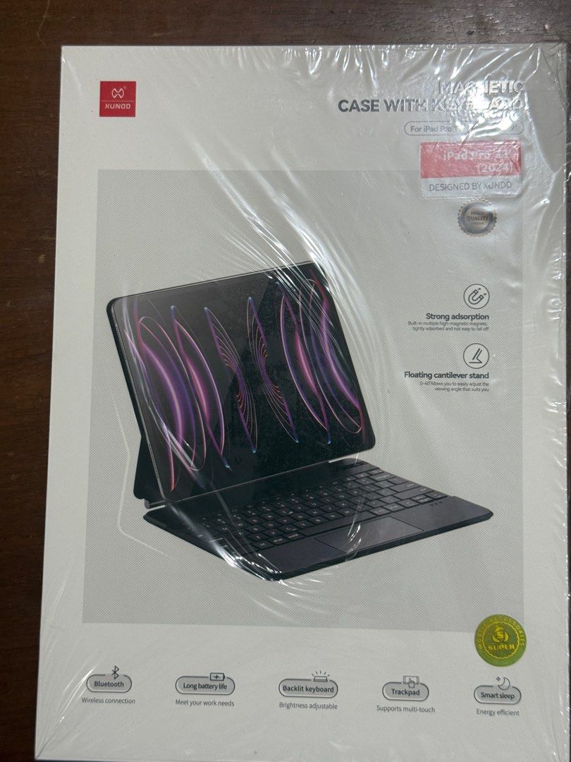 iPad Pro 11 M4 Magnetic Case with Keyboard XUNDD (Category: Computer Keyboard) located in Manila. Submitted by carriesel (Listing ID 1368375235, Image 3). Description: Bought in SM Megamall, for 5,500.00, in Feb 2025 but never used Still under warranty (replacement only) Compatible wd iPad Pro11 M4 2024 Video is available upon request. Brand: XUNDD RFS: already bought Apple Magic Keyboard MOP: GCash or bank transfer MOD: shipping c/o the Buyer Pi