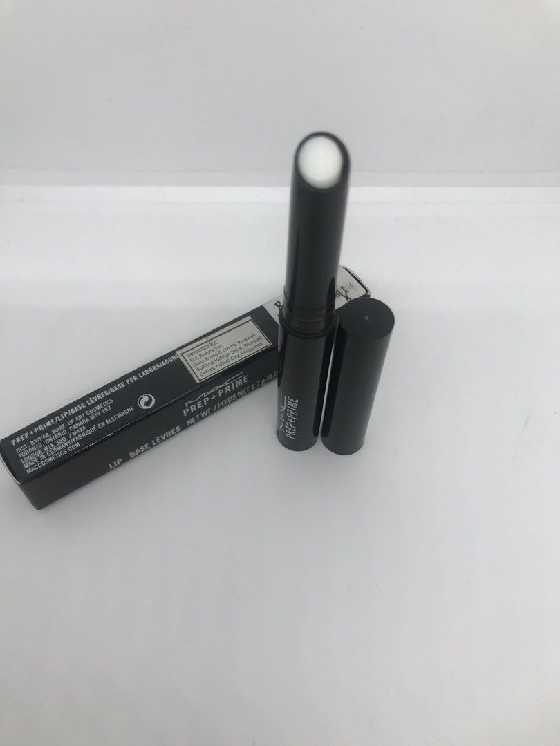 Mac Prep + Prime Lip (Category: Makeup) located in Quezon City. Submitted by currency27 (Listing ID 1368341254, Image 1). Description: MAC Prep + Prime Lip is America’s #1 Lip Primer! MAC Cosmetics Prep + Prime Lip is a color-free base to wear under lipstick. Adds light moisture, smoothes and refines the lips. Improves the appearance of applied lip products. 640 EACH 2 available Retails for $16 or ₱1350 in Rustans (as seen on pic) Bought it for ₱