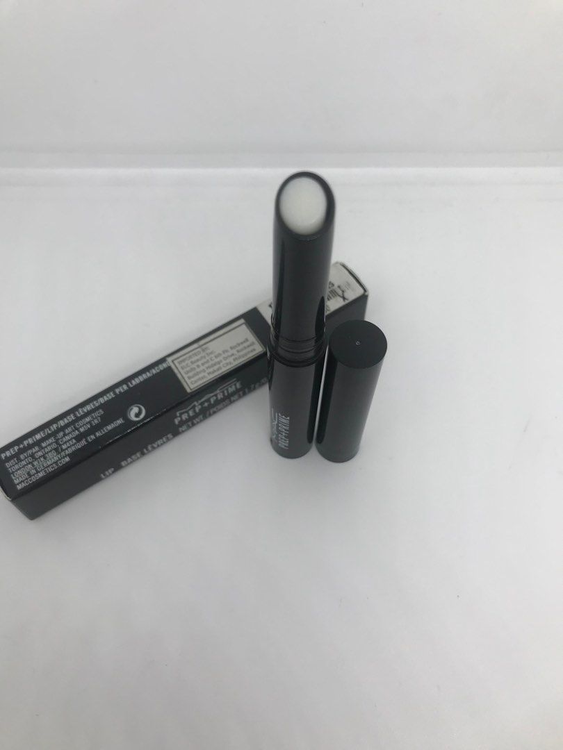 Mac Prep + Prime Lip (Category: Makeup) located in Quezon City. Submitted by currency27 (Listing ID 1368341254, Image 2). Description: MAC Prep + Prime Lip is America’s #1 Lip Primer! MAC Cosmetics Prep + Prime Lip is a color-free base to wear under lipstick. Adds light moisture, smoothes and refines the lips. Improves the appearance of applied lip products. 640 EACH 2 available Retails for $16 or ₱1350 in Rustans (as seen on pic) Bought it for ₱