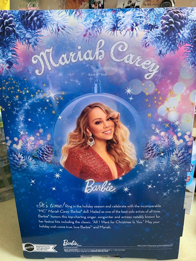 Mariah Carey Barbie Doll (Category: Kids Toys) located in Makati City. Submitted by armigr (Listing ID 1368278561, Image 2). Description: On hand Mariah Carey Barbie Doll for Sale!! MOP- Gcash Deliver via Lalamove(buyers expense) .