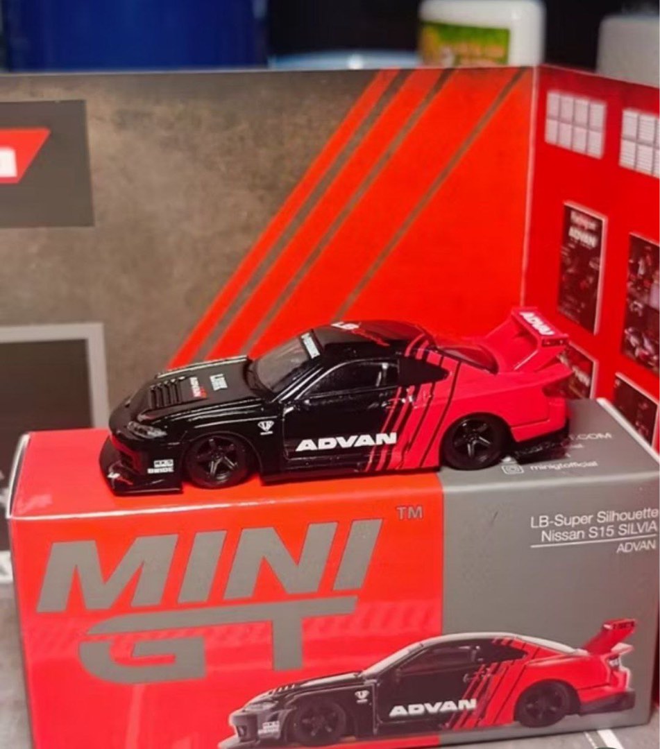 Mini GT Nissan Silvia S15 LBWK ADVAN, Hobbies & Toys, Toys & Games on ...