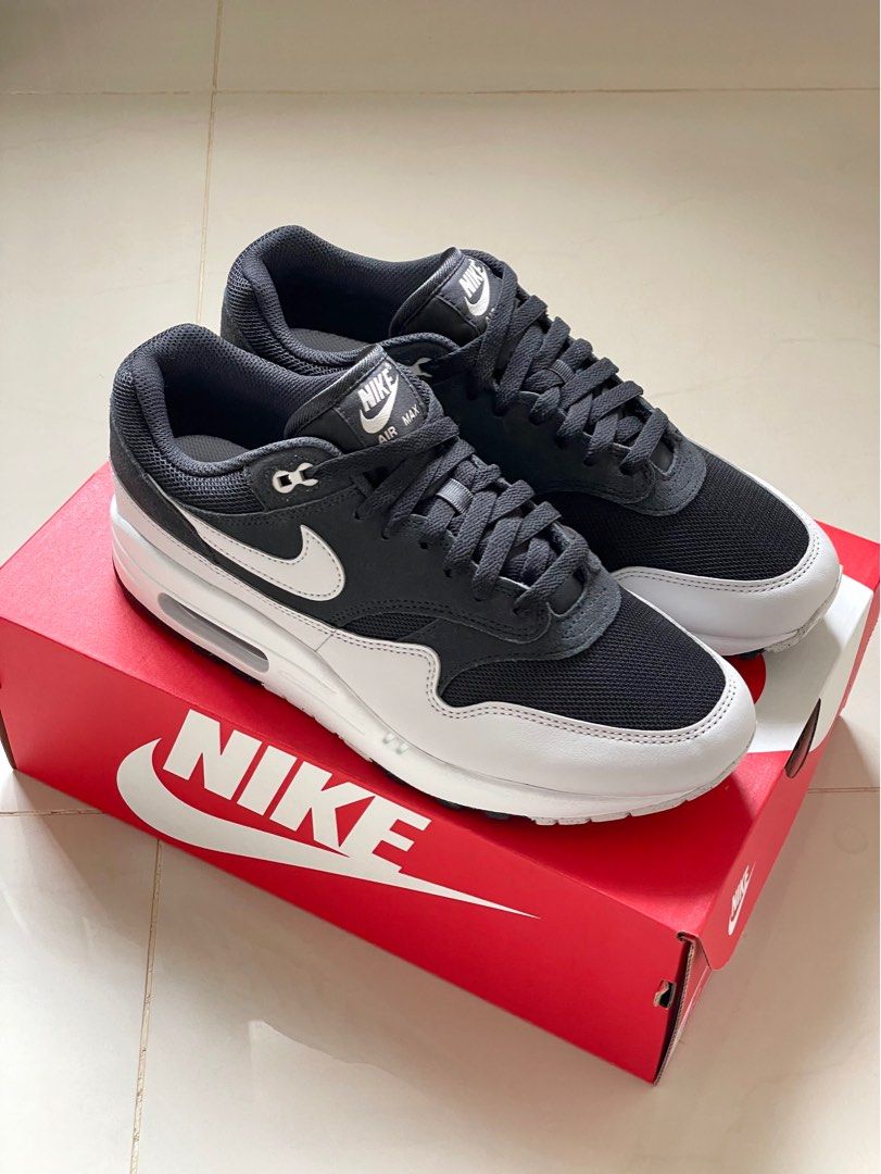 air max 1 black light bone white
