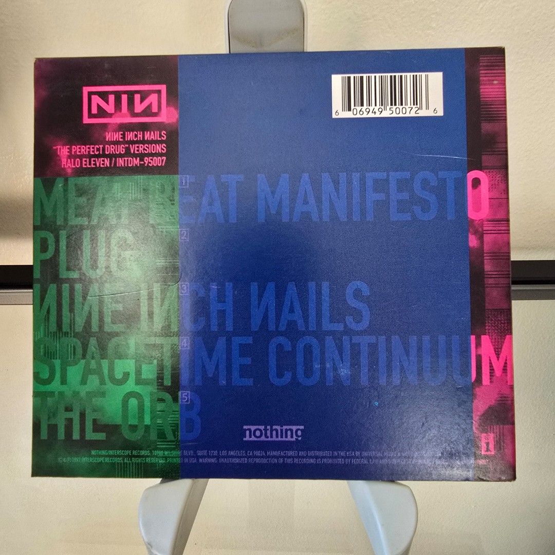 Nine Inch Nails-The Perfect Drug (CD) (Category: CDs & DVDs) located in Taguig. Submitted by Kapitan_Plaka (Listing ID 1368301417, Image 2). Description: CD Condition: Excellent.