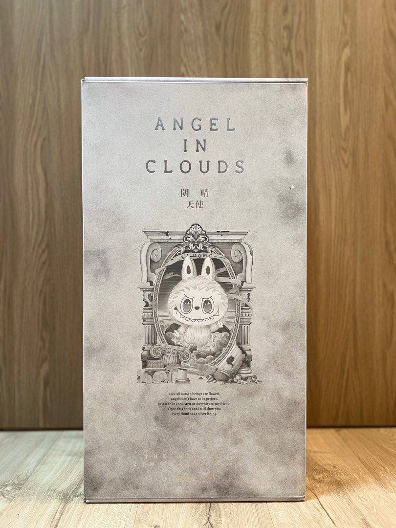 正品POPMART ANGEL IN CLOUDS,ZIMOMO, 云中天使 POP MART Labubu