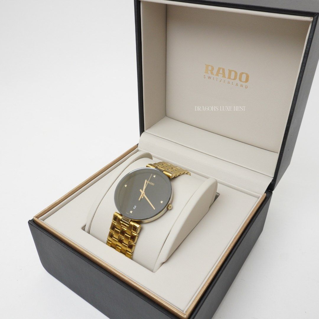 Rado Florence Diamond (Category: Luxury Watches) located in Taguig. Submitted by dluxenest (Listing ID 1368348653, Image 1). Description: Last price posted Inclusions : box, case, cleaning cloth You may follow us on IG : dluxenest FB : Dragons Luxe Nest.