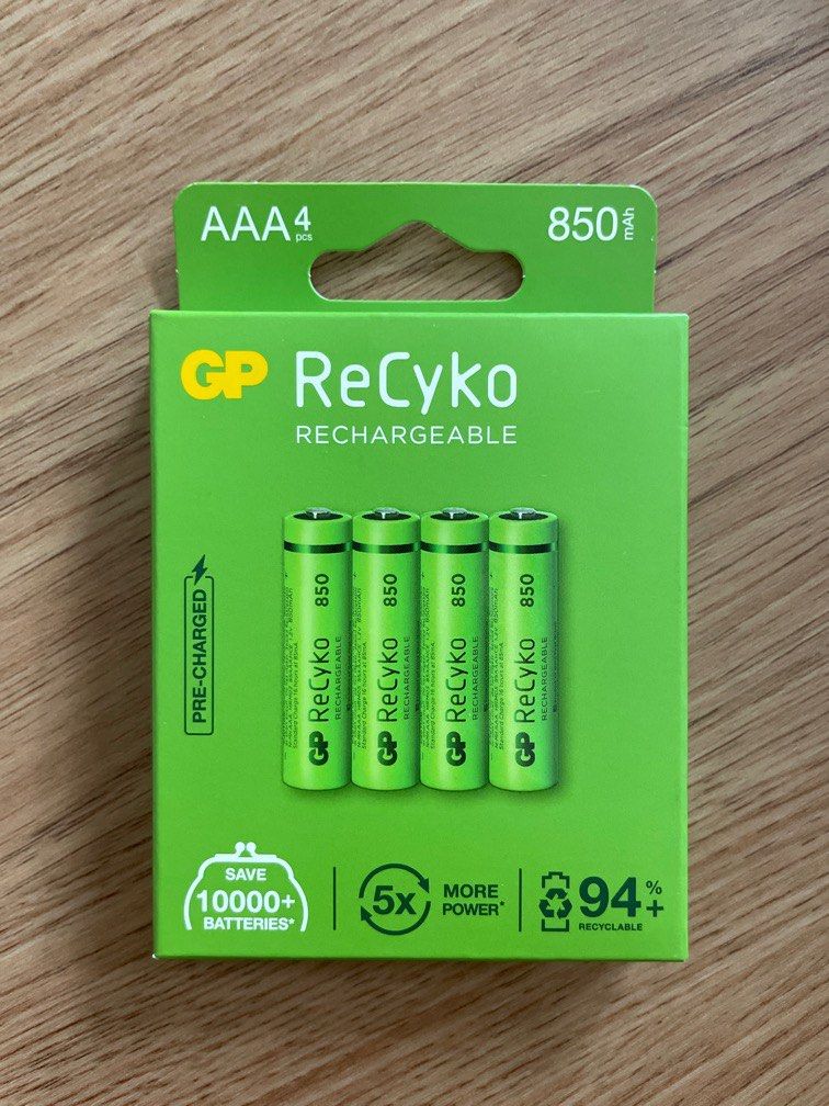 Battery Rekso ReCyko Rechargeable battery 850mAh, Photography, Photography ...