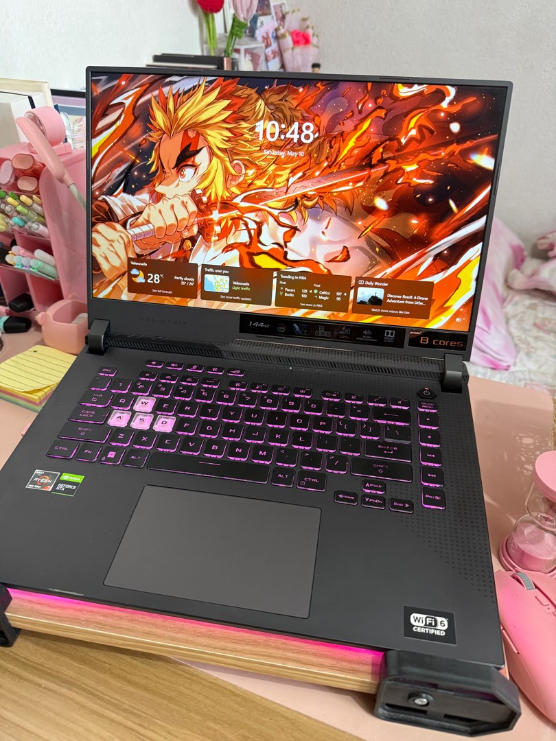 ROG Strix G513IH (Installed with 16 GB Ram) + Free pink Razer Orochi ...