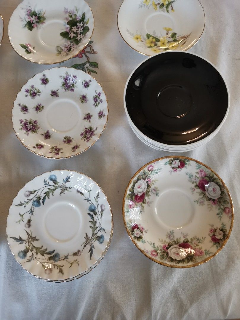 Royal Albert "Bread and butter plate/tea plate" (Category: Coffee & Tea Tableware) located in Pasig City. Submitted by singledadreseller (Listing ID 1368238547, Image 2). Description: Royal Albert "Bread and butter plate/tea plate" php300 to php700each depending on rarity or condition.