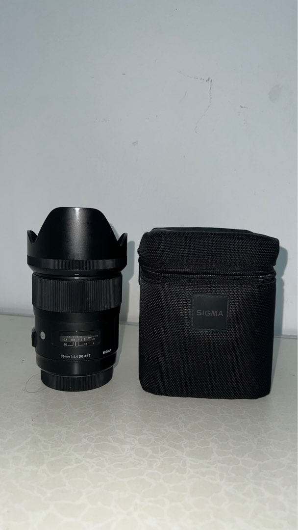 Sigma Art 35mm F1.4 (Canon Mount), Photography, Lens & Kits on Carousell